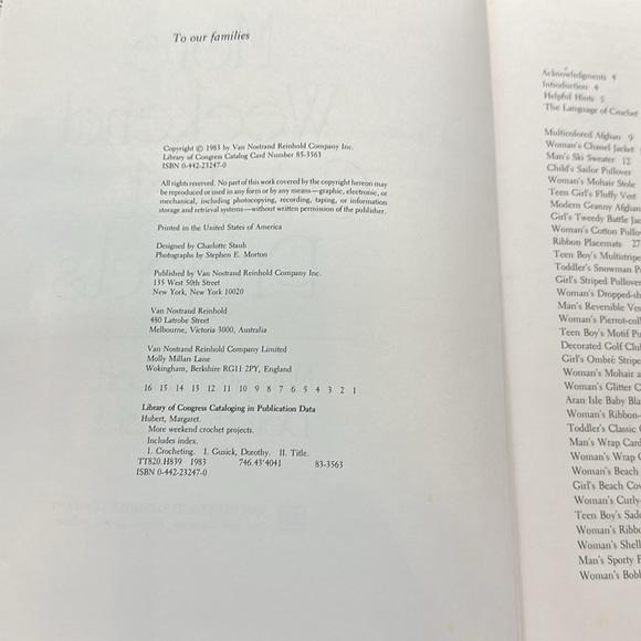 VTG More Weekend Crochet Projects - Picture 3 of 4